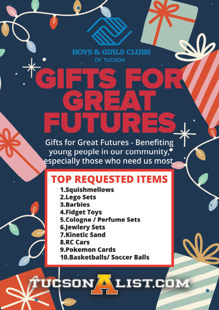 Gifts for Hope Toy Drive Tucson A List